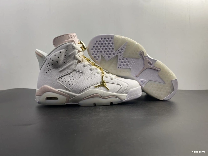 Reps TBkick Jordan DH9696-100 Air Retro Hoops (W) Gold 6 0809